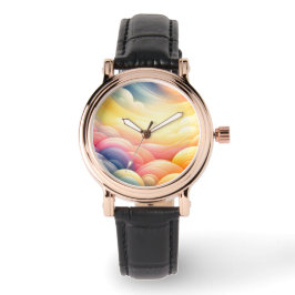 Frieden finden in den Puffy Dreamy Coluds Armbanduhr