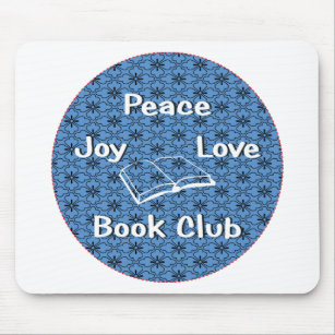 Frieden, Freude, Liebe, Buchverein Mousepad