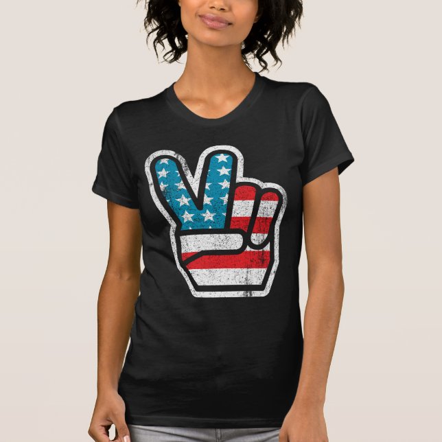 Frieden für Amerika - Shirt (Vorderseite)