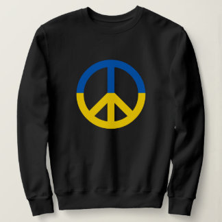 Frieden für die Ukraine - Blaue Farbe der gelben F Sweatshirt