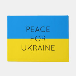 Frieden für die Ukraine Einfache minimale ukrainis Fußmatte