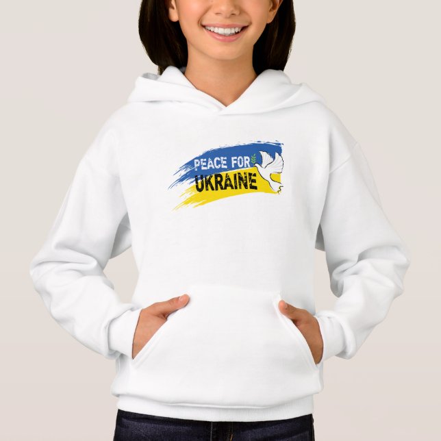 Frieden für die Ukraine Hoodie (Vorderseite)