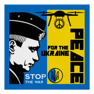 Frieden für die Ukraine Poster