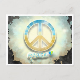 Frieden für die Ukraine Postkarte