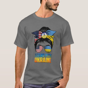 Frieden für die Ukraine Solidarität Frieden Herz U T-Shirt