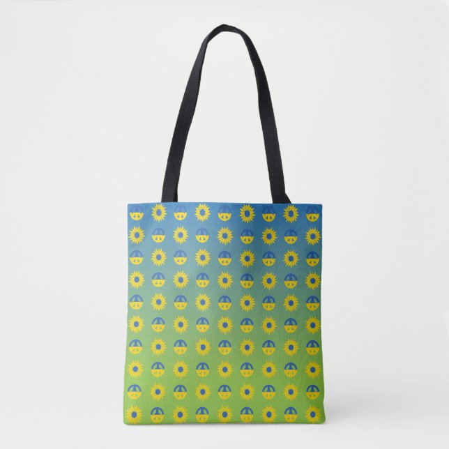Frieden für die Ukraine - Symbol des Friedens und  Tasche (Vorderseite)