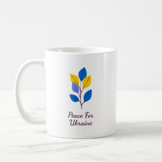 Frieden für die Ukraine - Tasse des Kaffees