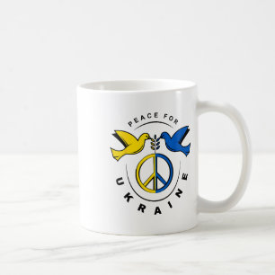 Frieden Für Die Ukraine Taube Ukraine-Flagge Ich S Kaffeetasse