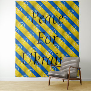 FRIEDEN FÜR DIE UKRAINE WANDTEPPICH