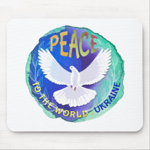Frieden für die Welt - Ukraine Mousepad