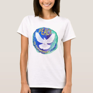 Frieden für die Welt - Ukraine T-Shirt