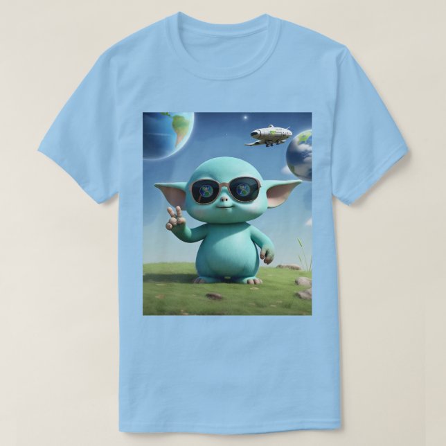 FRIEDEN FÜR ERDLINGe T-Shirt (Design vorne)