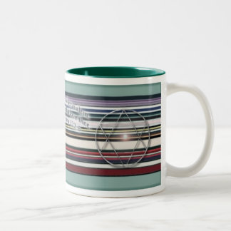 Frieden für Israel Zweifarbige Tasse