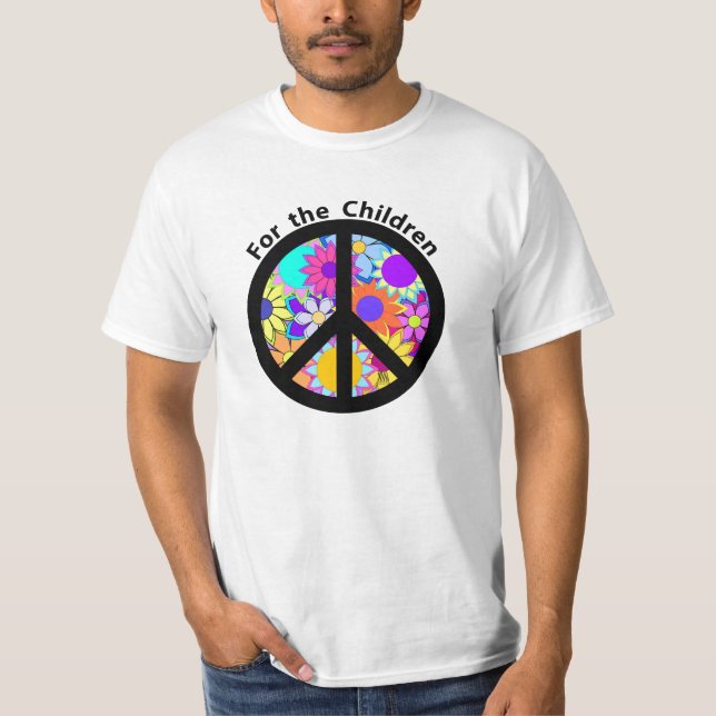 Frieden für Kinder T-Shirt (Vorderseite)