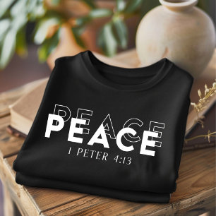 Frieden für Männer und Frauen Christlicher T - Shi T-Shirt