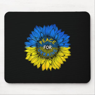 Frieden Für Ukraine Shirt Ukraine Sonnenblume Ukra Mousepad