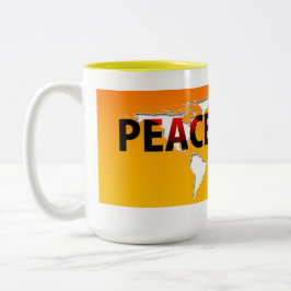 Frieden gegen Morphin-Tasse des Krieges Zweifarbige Tasse