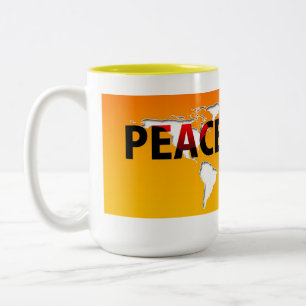 Frieden gegen Tasse und Tassen im Krieg