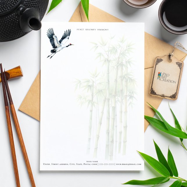 Frieden, Gelassenheit, harmonisches Personalisiert Briefbogen (Von Creator hochgeladen)