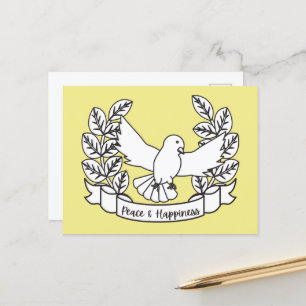 FRIEDEN & GLÜCK POSTKARTE