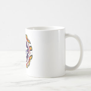 "Frieden Hakuna Matata" Kreiskunst-Druck Kaffeetasse