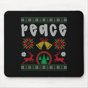 Frieden - ich komme in Frieden hässlich Weihnachte Mousepad