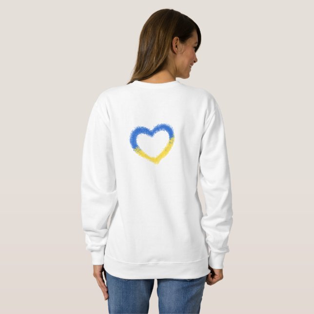 Frieden im Krieg Sweatshirt (Schwarz voll)