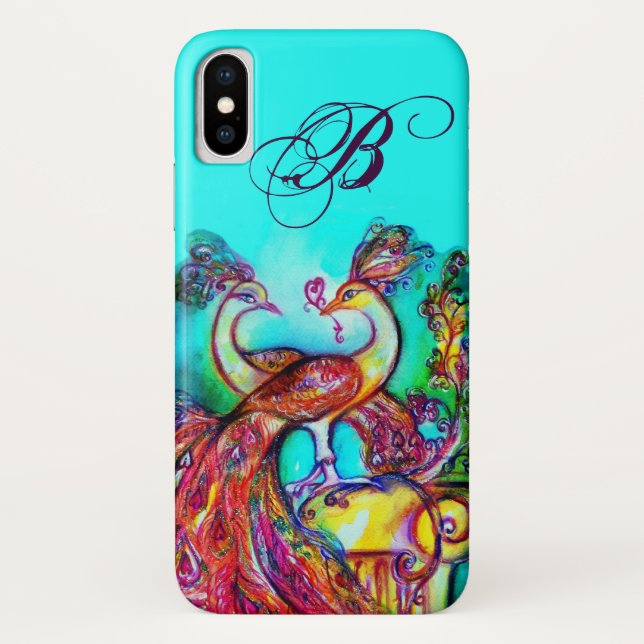 FRIEDEN IM MONOGRAMM DER LIEBE Case-Mate iPhone HÜLLE (Rückseite)