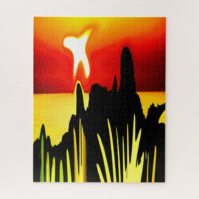 Frieden im Morgengrauen (Vertikal)