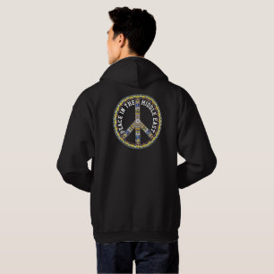 FRIEDEN IM NAHEN OSTEN - GEOMETRISCHE BÜHNE HOODIE