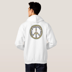 FRIEDEN IM NAHEN OSTEN - GEOMETRISCHE BÜHNE HOODIE