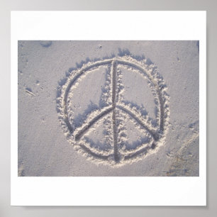 Frieden im Sand Poster
