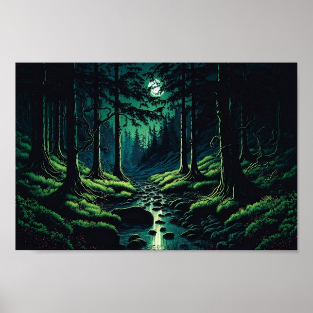 Frieden im Waldposter Poster (Vorne)