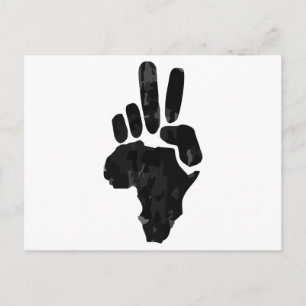 Frieden in Afrika Postkarte