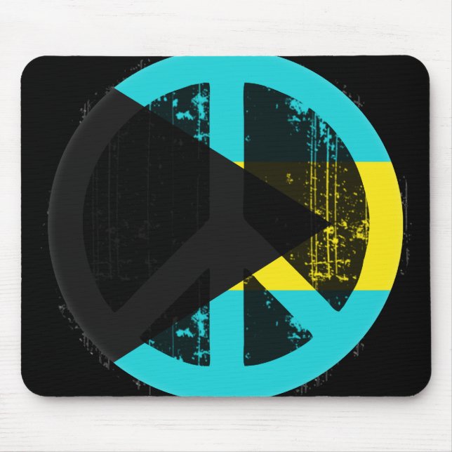 Frieden in Bahamas Mousepad (Vorne)