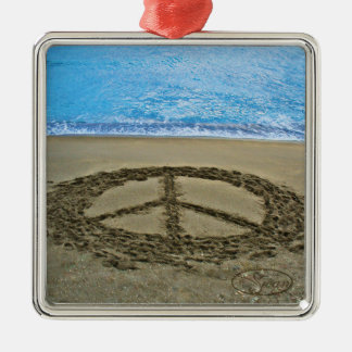 Frieden in dem Ozean Ornament Aus Metall