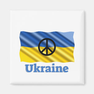 Frieden in der Ukraine - Frieden und Liebe Magnet
