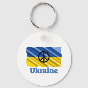 Frieden in der Ukraine - Frieden und Liebe Schlüsselanhänger