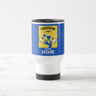 Frieden in der Ukraine - Liebe und Unterstützung Reisebecher
