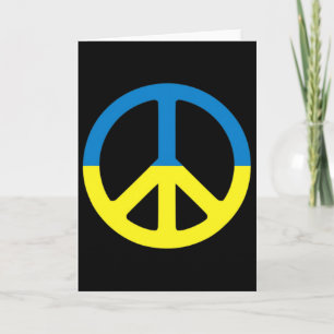 Frieden in der Ukraine. Steht mit der Ukraine. Unt Karte