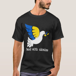 Frieden in der Ukraine Taube. Stehen Sie mit der U T-Shirt