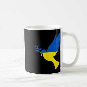 Frieden In Der Ukraine Taube. Steht Für Die Ukrain Kaffeetasse