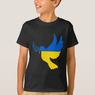Frieden In Der Ukraine Taube. Steht Mit Der Ukrain T-Shirt