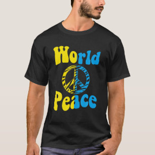 Frieden in der Ukraine Weltfriedensstiftung Ukrain T-Shirt
