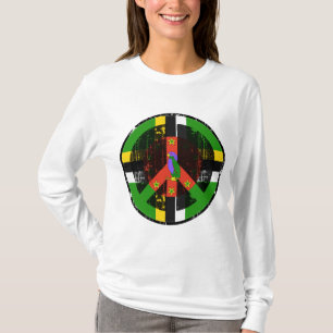Frieden in Dominica T-Shirt