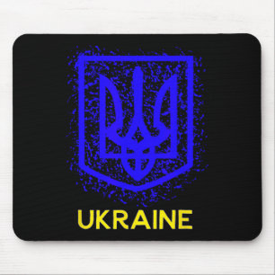 Frieden in Europa mit dem Emblem der Ukraine - Fri Mousepad