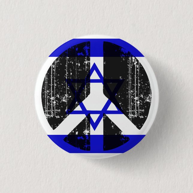 Frieden in Israel Button (Vorderseite)