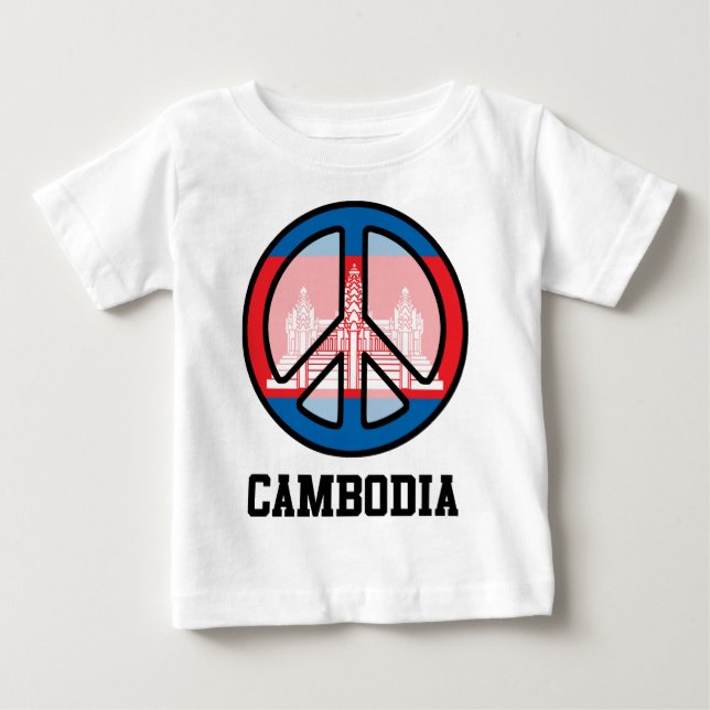 Frieden in Kambodscha Baby T-shirt (Vorderseite)