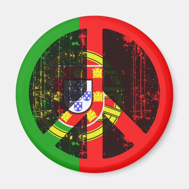 Frieden in Portugal Magnet (Vorne)