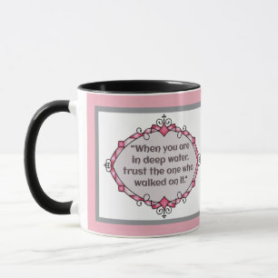 Frieden in tiefen Gewässern Tasse